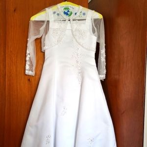 Nu Angel 10T white dress